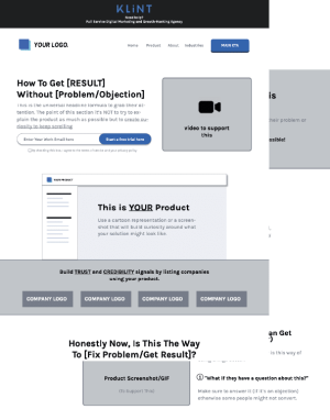 SaaS Landing Page Cheat Sheet Free Resource